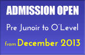 Admission Open Dec-2013