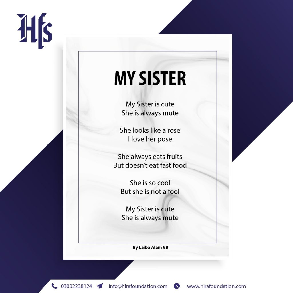 My Sister - A poem