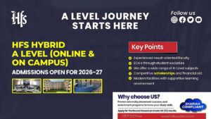 A LEVEL JOURNEY STARTS HERE