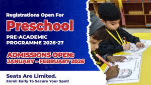 Registrations Open for Preschool 2026-27