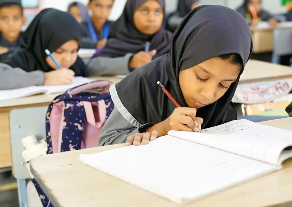 Primary education at Hira Foundation School, Karachi